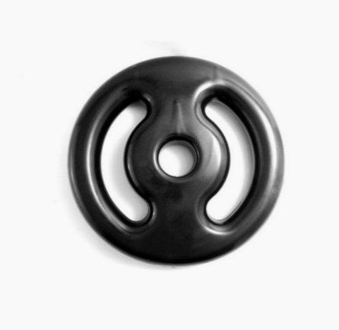 Anilha Vazada de Ferro Emborrachado - 25kg