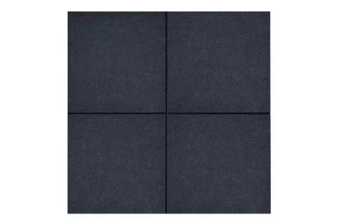 Piso de Borracha em Placa - 0,5m x 0,5m - 15mm (Valor por Metro)