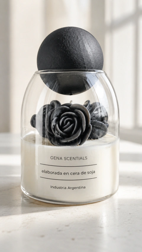 Vela BALL CON ROSAS – 330gs