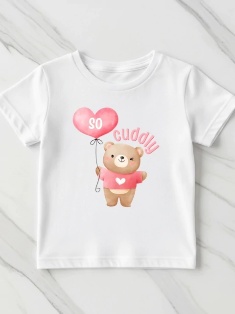 Camiseta Basic Infantil So Cuddy - branca