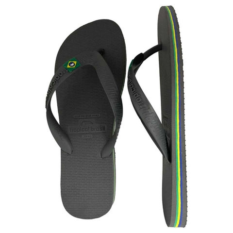 Chinelo Masculino Tropical Brasil Praia Piscina Dia a Dia