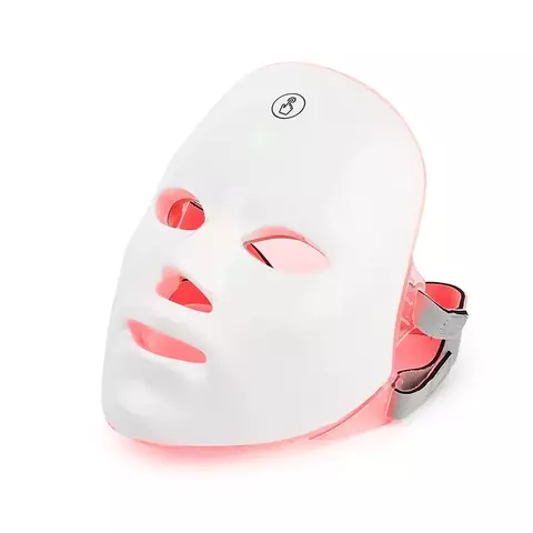 Máscara facial recarregável com led, 7 cores, fóton, máscara de beleza, reju - comprar online