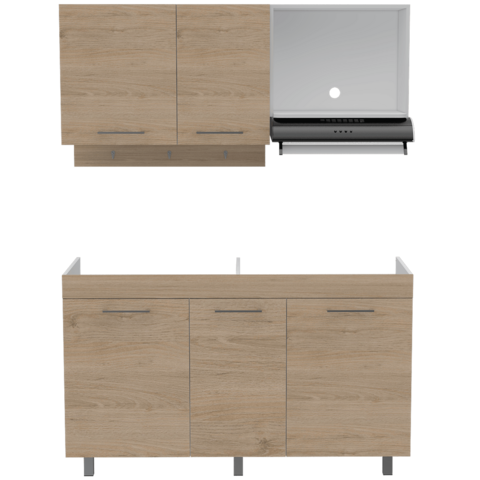Mueble Multiusos Deneb, Beige y Blanco no incluye mesón
