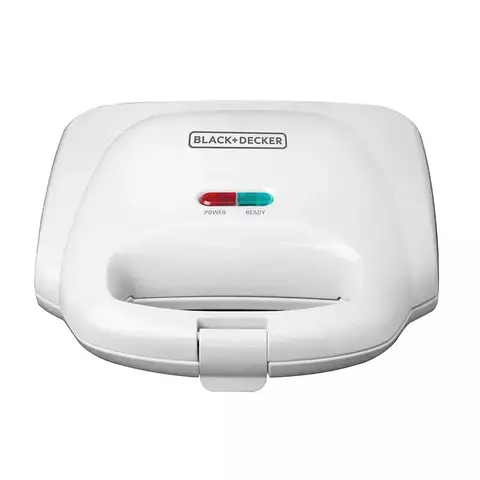 Sanduchera Black And Decker, Blanco