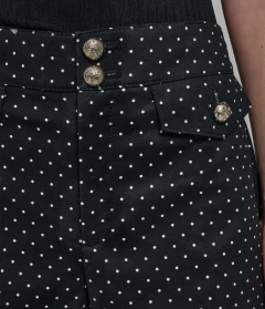 PANTALON CON ESTAMPADO LUNARES KL - ZYRYZ, MODA PREMIUM PARA TODA LA FAMILIA