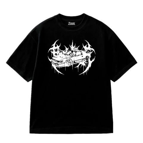 REMERA OVERSIZE WHITE DEVIL