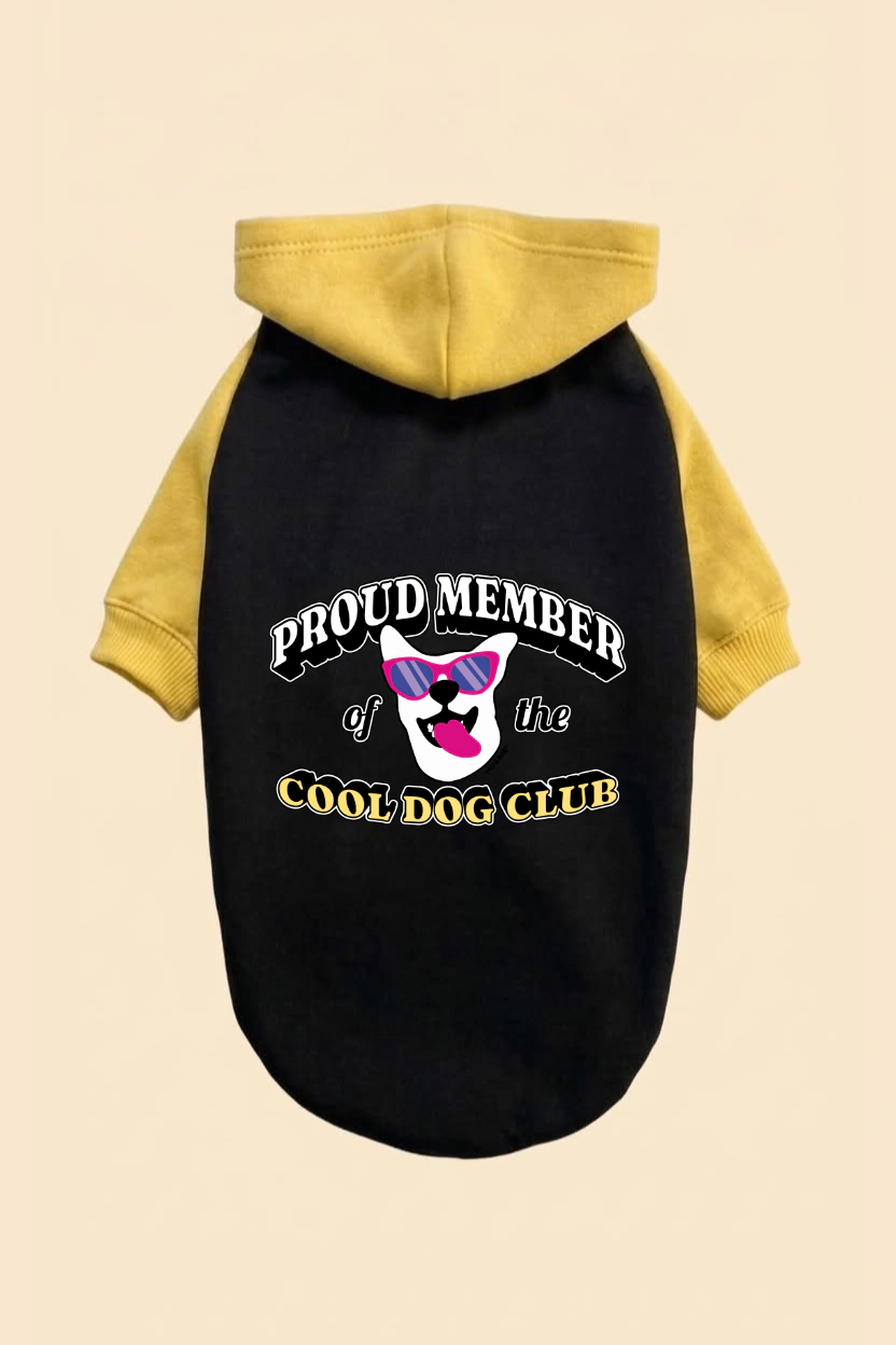 Moletom Pet Cool Dog Club - Preto
