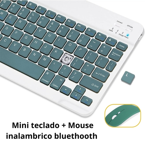 Kit Mini Teclado y Mouse Bluetooth