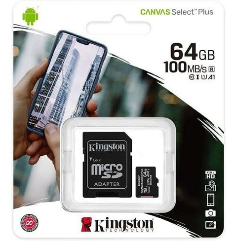Memoria 64GB Kingston Clase 10