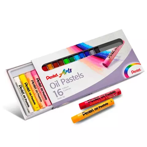 Giz Pastel Oleoso Pentel 16 Cores PHN-16