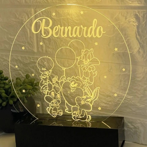 LUMINÁRIA REDONDA - LOONEY TUNES | L232