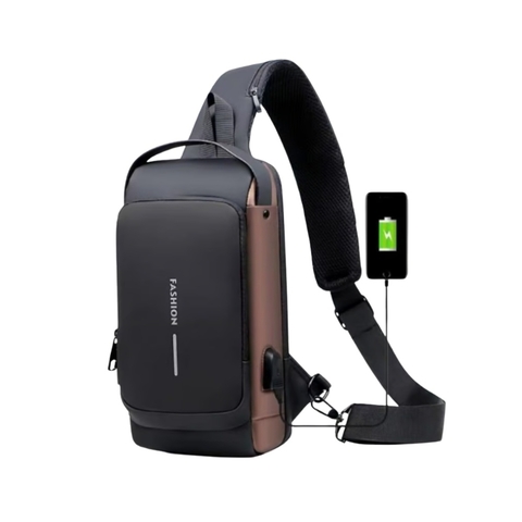 Mochila Bandolera Impermeable Antirrobo