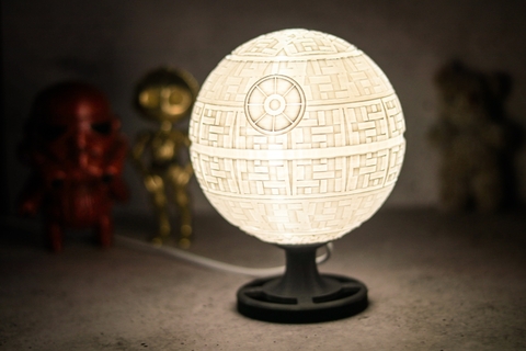 Lámpara Estrella de la Muerte