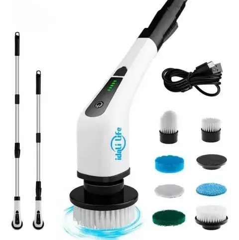 Cepillo 9 En 1 Limpieza Rápidas Para Hogar E Industrial Blanco