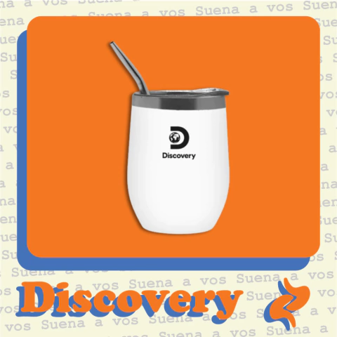Mate con Tapa + Bombilla de acero Discovery 13677/13678 350ml - comprar online