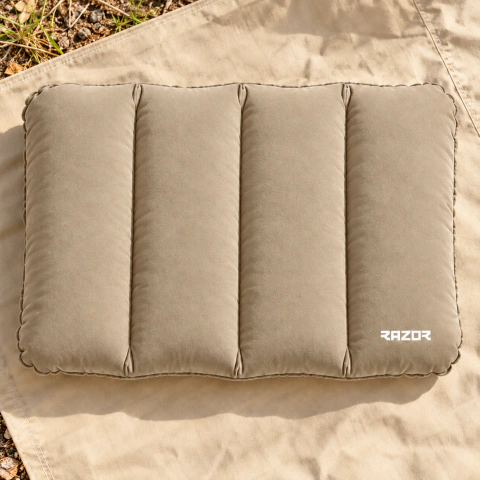 Almohada inflable Air Pillow Soft | Caqui | Razor