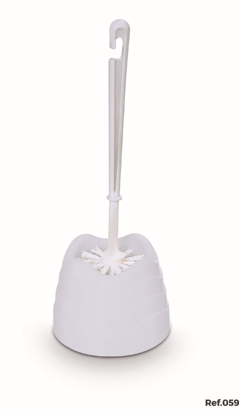 ESCOVA LAVA SANITARIO COM SUPORTE BRUBALAR