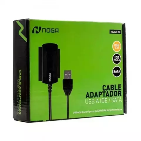 Adaptador Usb A Ide 2.5 Y 3.5 Sata Noganet He2020