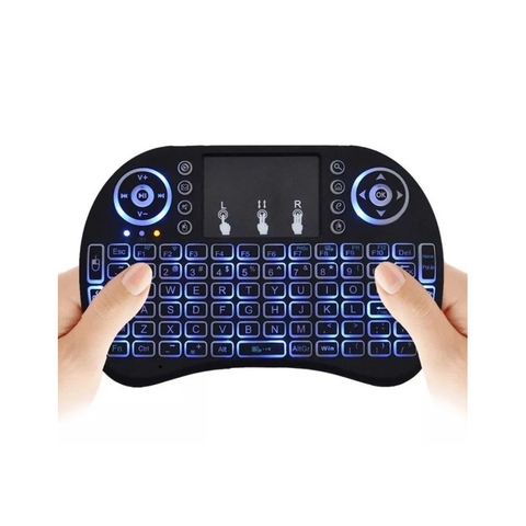 TECLADO + MOUSE CONTROL SMART TV RETROILUMINADO MINI KEYBOARD