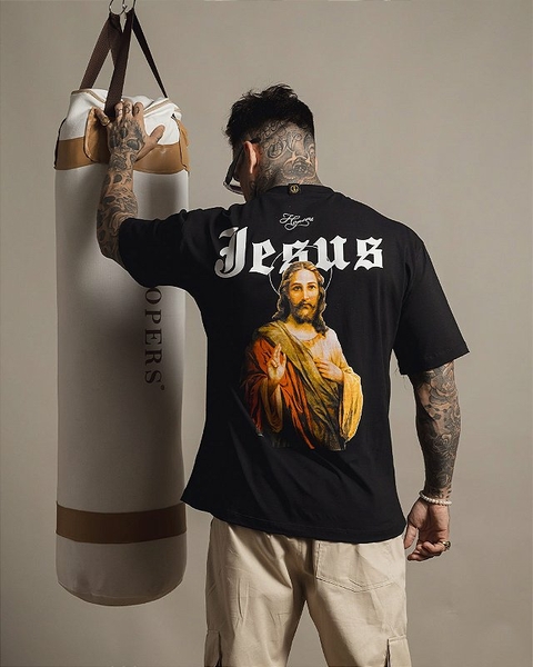 CAMISETA OVER SACRED BLACK