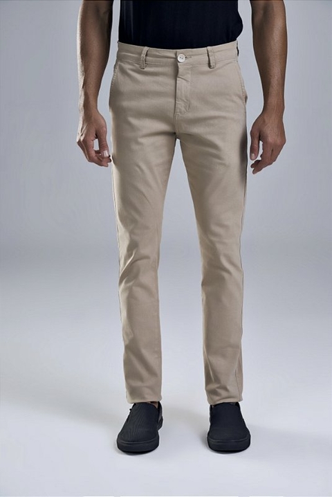 CALÇA ALFAIATARIA CHINO CAQUI