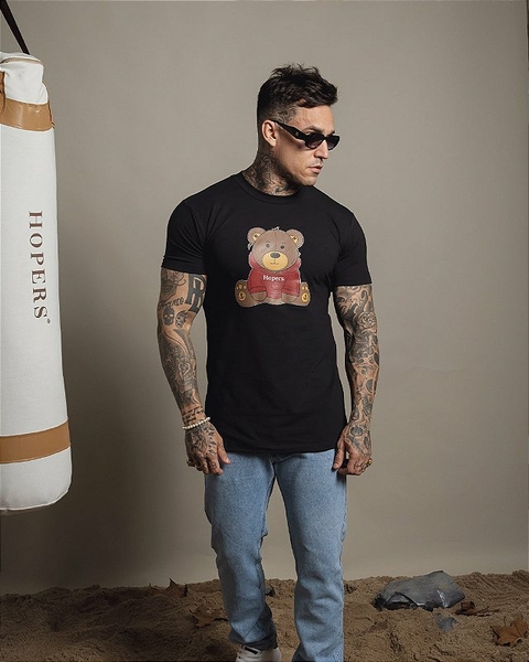 CAMISETA SLIM FIT CUTE BLACK