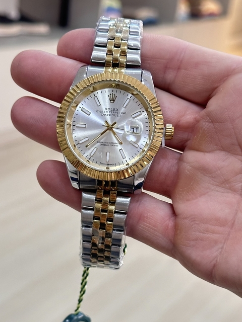 Relógio Rolex Dourado/prata