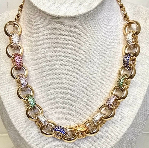 Colar Elos Mix Color - comprar online