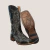 BOTA FEMININA GOYAZES- SOLADO FLARE MODELO BISON PRETO - comprar online