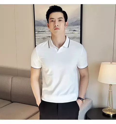 Camisa Polo LightWear – Leve, Fina e Elegante em Manga Curta - comprar online