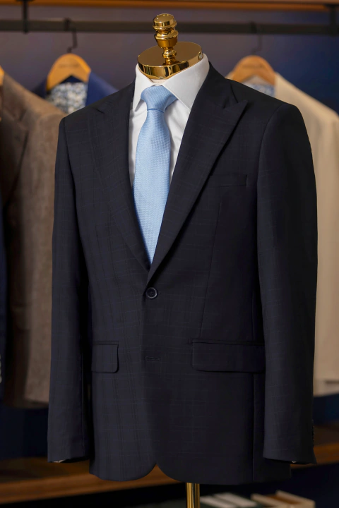 Costume Marinho Lã Fria 120s Australiana