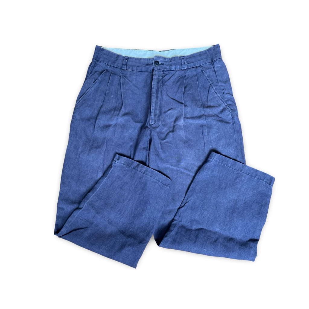 CHRISTIAN DIOR LINEN TROUSERS VINTAGE (90's) - 38