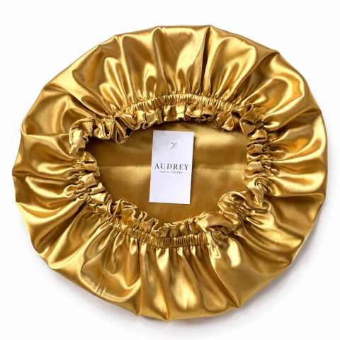 Gorro para dormir de Saten Dorado