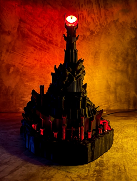 Lámpara Barad-Dur (ojo de Sauron) el señor de los anillos