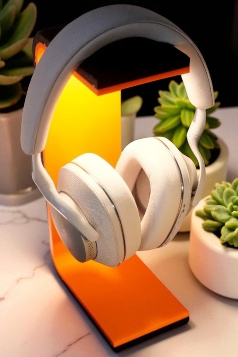 Velador Moderno Soporte Auricular Con Lámpara Led