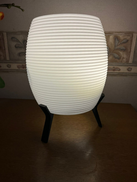 Lámpara Velador Moderno Diseño Anillos Panal Pooh