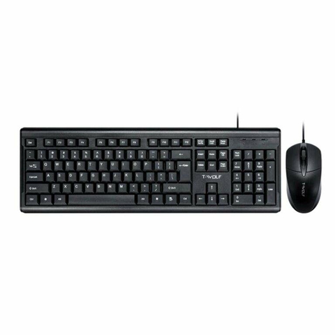 KIT TECLADO + MOUSE CON CABLE TF500