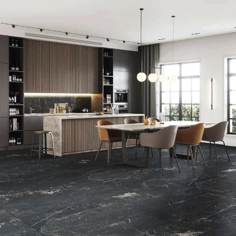 Porcelanato Alberdi Akros Black Natural 80x80