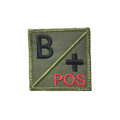 Patch Bordado B+ (verde)
