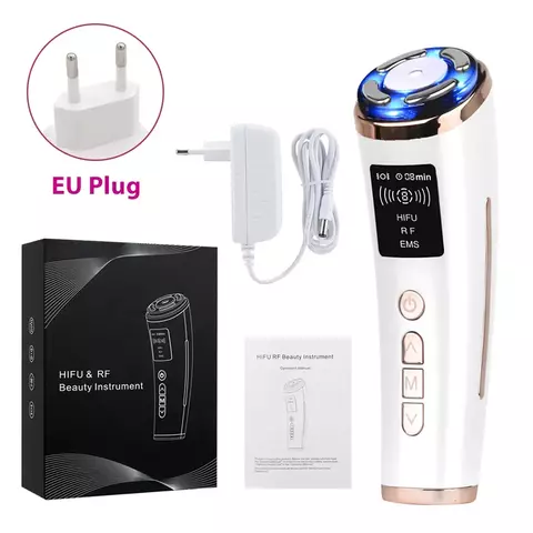 Massageador Facial HIFU alta frequência – Levantamento e Rejuvenescimento com Fóton EMS
