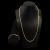 Kit Cordão E Pulseira Cadeado 2mm Banhado A Ouro 18K Premium na internet