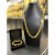 Kit Cordão E Pulseira Cadeado 12mm Banhado a Ouro 18K - comprar online