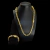 Kit Cordão E Pulseira Cadeado 10mm Banhado A Ouro 18K Premium - comprar online