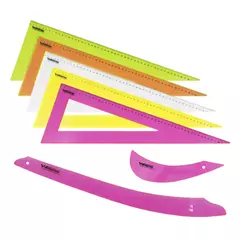 Kit Régua de Modelagem para Costura e Corte de Tecido - Westpress - comprar online