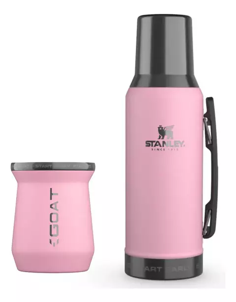 COMBO MESSI MATE SYSTEM 1.2L CON TAPON CEBADOR + MATE TERMICO 236MM - EDICION GOAT STANLEY - comprar online