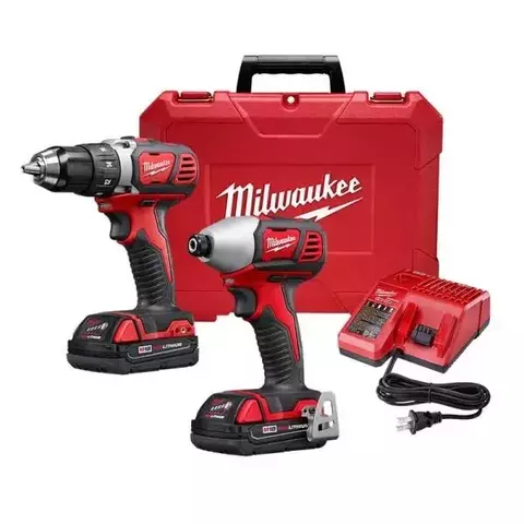 COMBO TALADRO ATORNILLADOR 260620 + ATORNILLADOR 265620 + 2 BATERIAS M18 XC 3,0AH (48111828) + CARGADOR 481959A + MALETIN PLASTICO - comprar online