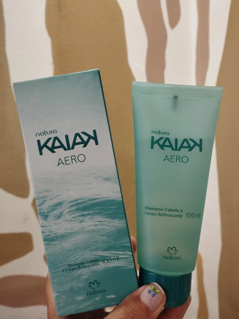 Shampoo Cabelo e Corpo Refrescante Kaiak Aero 100ml