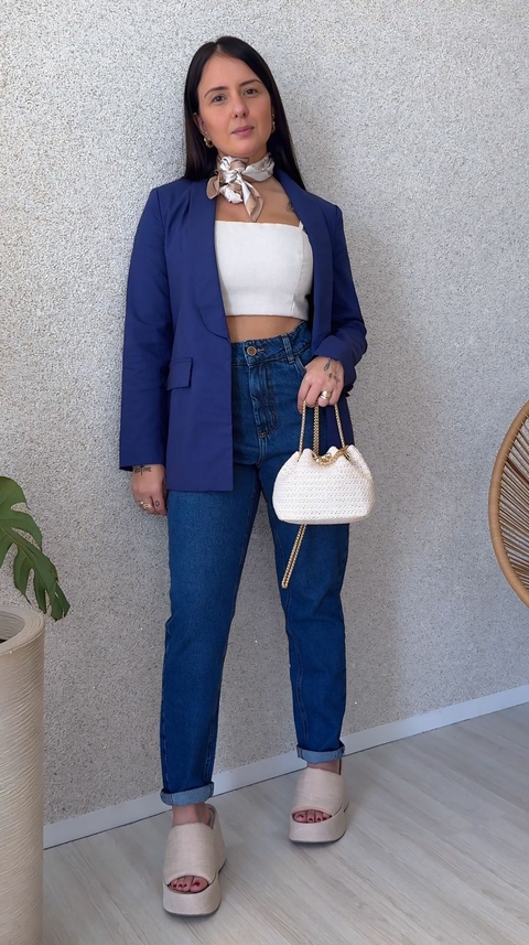 CALÇA JEANS MOM IND.