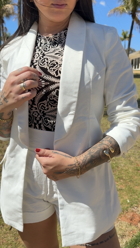 BLAZER DE LINHO FORRADO