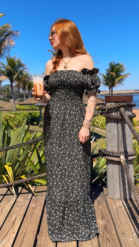 VESTIDO FLORAL CIGANINHA